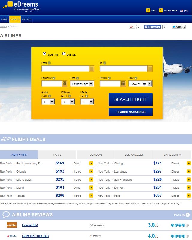 Get eDreams Airline Reviews and Ratings in 4 Simple Steps